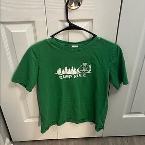 KULE Green Camp Graphic Kids T-Shirt